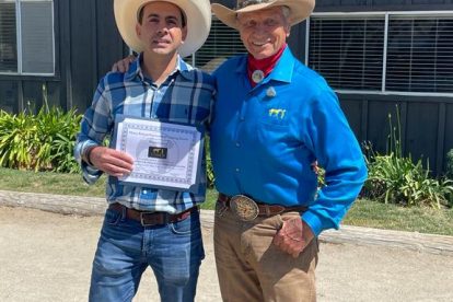 O treinador de cavalos barretense Waldo Junqueira Franco estará no time de Monty Roberts durante a Festa do Peão de Barretos - Crédito: Divulgação